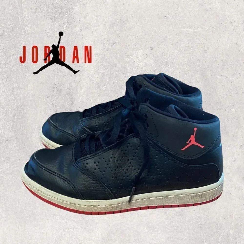 Nike Air Jordan 1 Flight 5 PREMIUM GP Black Pink Sneakers 2.5 2.5Y
